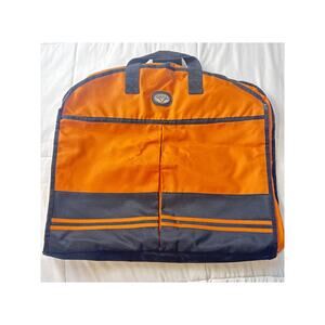 Texas Longhorns Garment Bag Orange Navy Travel Suit Carrier 38x23 Hook Em